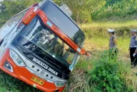 Bus Rosalia Indah Kecelakaan di Tol Batang